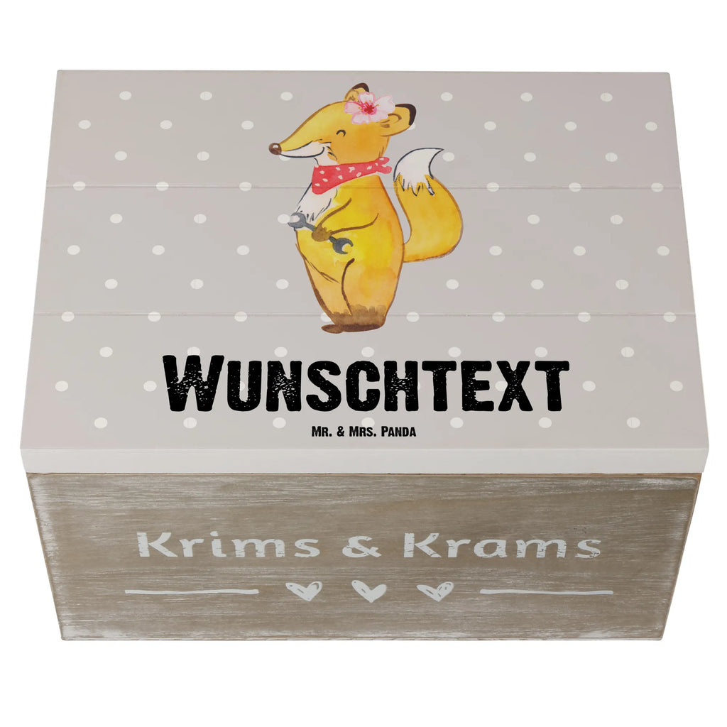 Personalised wooden chest Automotive Mechatronics Technician Heart gift, gift idea, best, farewell gift, passing exam, anniversary, retirement, promotion, job start, sayings, funny, profession