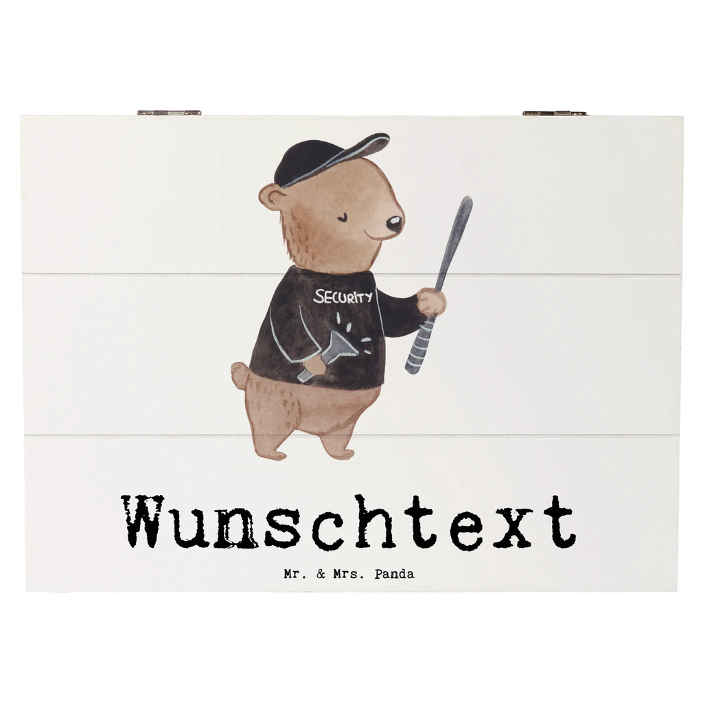 Personalizowane drewniane pudełko ochroniarz serce Zawód, Wykształcenie, Jubileusz, Pożegnanie, Emerytura, Kolega, Koleżanka, Prezent, Dawać, Pracownik, Współpracownik, Firma, Dziękuję, Dziękuję bardzo