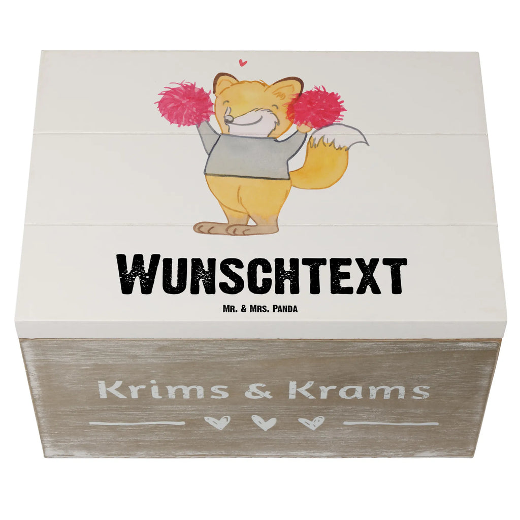 Personalisierte Holzkiste Fuchs Cheerleader GEschenkdose Personalisiert, Truhe Personalisiert, Holzkiste mit Namen, Aufbewahrungsbox Personalisiert, Erinnerungsbox mit Namen, Kiste Personalisiert, Erinnerungskiste Personalisiert, Holzkiste Personalisiert, Schatulle mit Namen, Schatzkiste Personalisiert, Schatzkiste mit Namen, Dekokiste mit Namen, Dekokiste Personalisiert, Schatulle Personalisiert, Truhe mit Namen, Aufbewahrungsbox mit Namen, mit Namen, Kiste mit Namen, Erinnerungsbox Personalisiert, Geschenkbox Personalisiert, Geschenk, Schenken, Sport, Sportart, Hobby, Danke, Dankeschön, Auszeichnung, Gewinn, Sportler, Cheerleading, Turniere, Cheerleader, Turn Club, Turnen