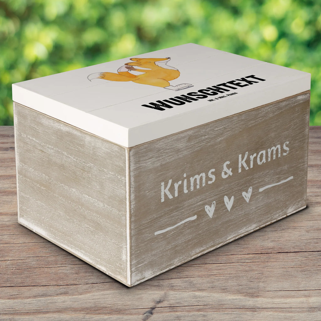 Personalisierte Holzkiste Fuchs Eiskunstläufer Schatzkiste mit Namen, Truhe mit Namen, Aufbewahrungsbox mit Namen, Dekokiste Personalisiert, GEschenkdose Personalisiert, Schatzkiste Personalisiert, Holzkiste Personalisiert, Geschenkbox Personalisiert, Truhe Personalisiert, Schatulle Personalisiert, Dekokiste mit Namen, Kiste mit Namen, mit Namen, Erinnerungsbox Personalisiert, Kiste Personalisiert, Erinnerungsbox mit Namen, Schatulle mit Namen, Erinnerungskiste Personalisiert, Aufbewahrungsbox Personalisiert, Holzkiste mit Namen, Geschenk, Schenken, Sport, Sportart, Hobby, Danke, Dankeschön, Auszeichnung, Gewinn, Sportler, Eiskunst, Eiskunstläuferin, Eiskunstläufer