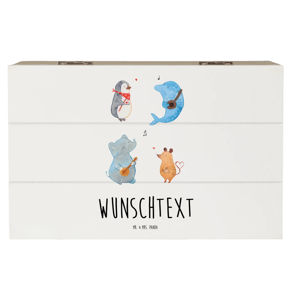 Personalizowane drewniane pudełko Wielki zespół GEschenkdose Personalisiert, Dekokiste mit Namen, Kiste Personalisiert, mit Namen, Holzkiste Personalisiert, Aufbewahrungsbox mit Namen, Schatzkiste Personalisiert, Dekokiste Personalisiert, Truhe mit Namen, Geschenkbox Personalisiert, Schatulle mit Namen, Holzkiste mit Namen, Schatzkiste mit Namen, Kiste mit Namen, Truhe Personalisiert, Erinnerungsbox mit Namen, Erinnerungskiste Personalisiert, Erinnerungsbox Personalisiert, Aufbewahrungsbox Personalisiert, Schatulle Personalisiert, Lustige Sprüche, Tiere, Tiermotive, Gute Laune, Musikanten, Maus, Band, Gitarre, Triangel, Hund, Delfin, Elefant, Pinguin, Musik