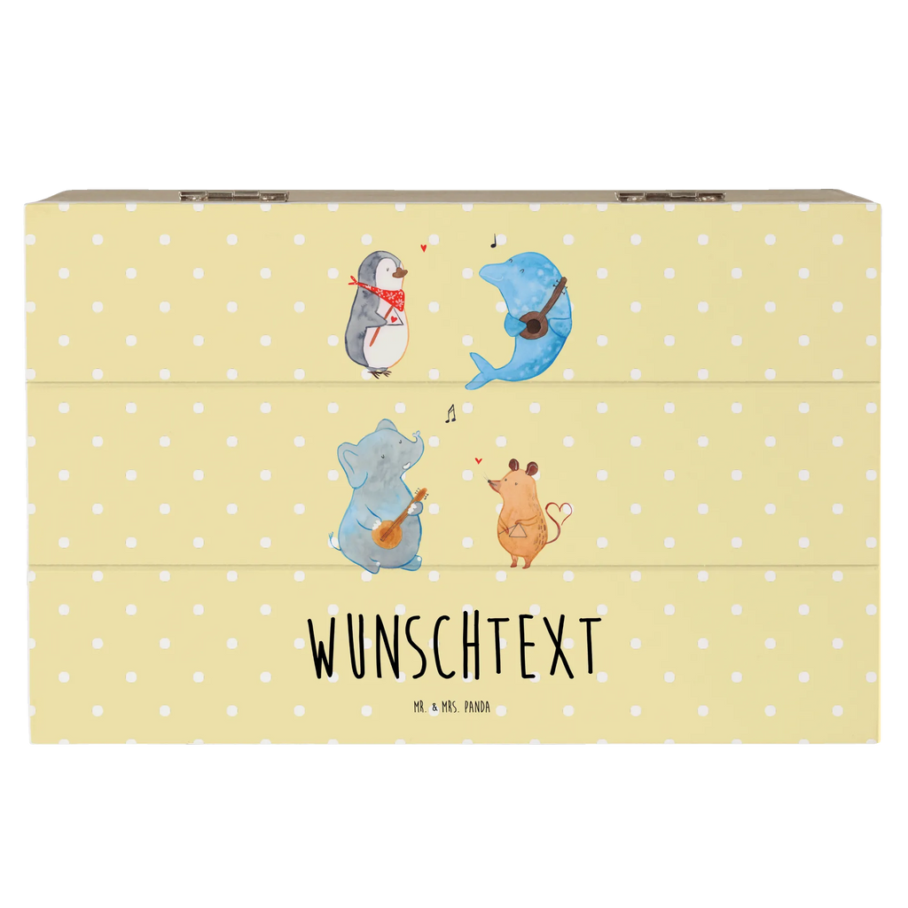 Personalizowane drewniane pudełko Wielki zespół GEschenkdose Personalisiert, Dekokiste mit Namen, Kiste Personalisiert, mit Namen, Holzkiste Personalisiert, Aufbewahrungsbox mit Namen, Schatzkiste Personalisiert, Dekokiste Personalisiert, Truhe mit Namen, Geschenkbox Personalisiert, Schatulle mit Namen, Holzkiste mit Namen, Schatzkiste mit Namen, Kiste mit Namen, Truhe Personalisiert, Erinnerungsbox mit Namen, Erinnerungskiste Personalisiert, Erinnerungsbox Personalisiert, Aufbewahrungsbox Personalisiert, Schatulle Personalisiert, Lustige Sprüche, Tiere, Tiermotive, Gute Laune, Musikanten, Maus, Band, Gitarre, Triangel, Hund, Delfin, Elefant, Pinguin, Musik