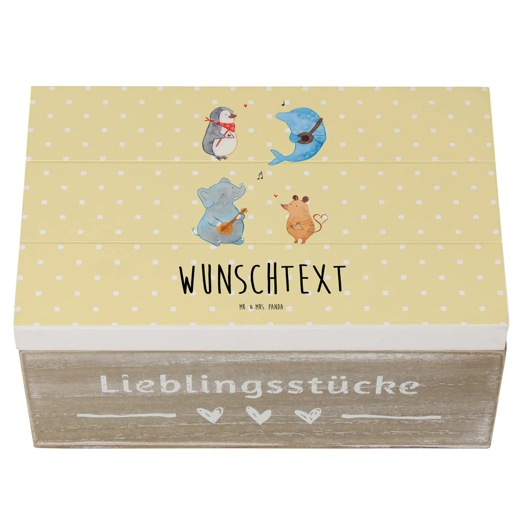 Personalizowane drewniane pudełko Wielki zespół GEschenkdose Personalisiert, Dekokiste mit Namen, Kiste Personalisiert, mit Namen, Holzkiste Personalisiert, Aufbewahrungsbox mit Namen, Schatzkiste Personalisiert, Dekokiste Personalisiert, Truhe mit Namen, Geschenkbox Personalisiert, Schatulle mit Namen, Holzkiste mit Namen, Schatzkiste mit Namen, Kiste mit Namen, Truhe Personalisiert, Erinnerungsbox mit Namen, Erinnerungskiste Personalisiert, Erinnerungsbox Personalisiert, Aufbewahrungsbox Personalisiert, Schatulle Personalisiert, Lustige Sprüche, Tiere, Tiermotive, Gute Laune, Musikanten, Maus, Band, Gitarre, Triangel, Hund, Delfin, Elefant, Pinguin, Musik