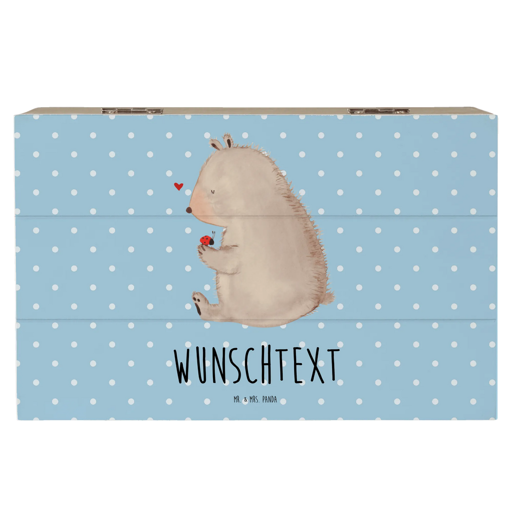 Personalisierte Holzkiste Bär Marienkäfer Schatzkiste mit Namen, Kiste Personalisiert, Truhe Personalisiert, Erinnerungsbox mit Namen, Erinnerungsbox Personalisiert, Holzkiste Personalisiert, Kiste mit Namen, Schatulle Personalisiert, Erinnerungskiste Personalisiert, Holzkiste mit Namen, Dekokiste Personalisiert, mit Namen, Aufbewahrungsbox Personalisiert, Dekokiste mit Namen, Schatulle mit Namen, Schatzkiste Personalisiert, Geschenkbox Personalisiert, Truhe mit Namen, Aufbewahrungsbox mit Namen, GEschenkdose Personalisiert, Teddy, Bär, Teddybär, Freiheit, Motivation, Marienkäfer, Liebe, Das Leben Ist schön