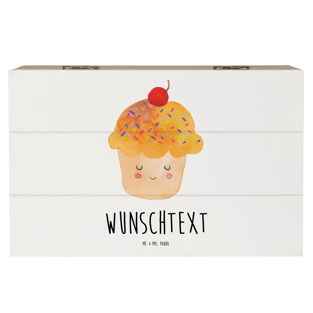 Personalizowane drewniane pudełko Babeczka Motywy zwierzęce, dobra energia, zabawne powiedzonka, zwierzęta