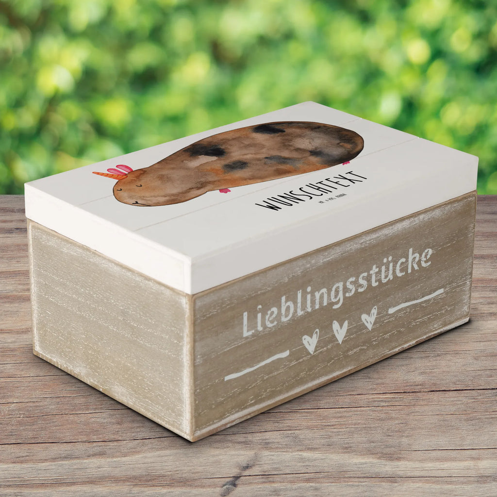 Personalizowane drewniane pudełko Jednorożec świnka morska Jednorożec, jednorożce, dekoracje jednorożca, jednorożec