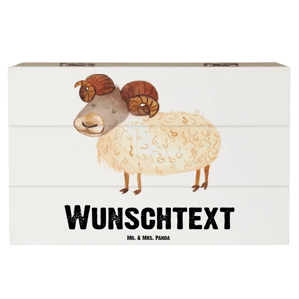 Personalizowane drewniane pudełko znak zodiaku Baran Znak zodiaku, gwiazdozbiór, horoskop, astrologia, ascendent