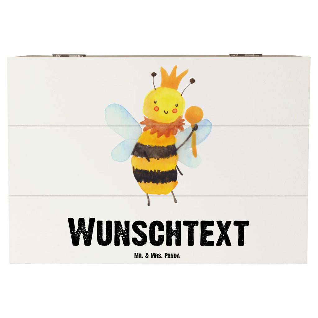 Personalizowane drewniane pudełko pszczoła król Biedronka, Os, Trzmiel