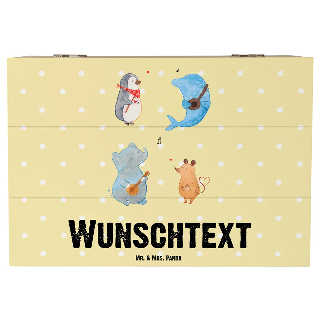Personalizowane drewniane pudełko Wielki zespół GEschenkdose Personalisiert, Dekokiste mit Namen, Kiste Personalisiert, mit Namen, Holzkiste Personalisiert, Aufbewahrungsbox mit Namen, Schatzkiste Personalisiert, Dekokiste Personalisiert, Truhe mit Namen, Geschenkbox Personalisiert, Schatulle mit Namen, Holzkiste mit Namen, Schatzkiste mit Namen, Kiste mit Namen, Truhe Personalisiert, Erinnerungsbox mit Namen, Erinnerungskiste Personalisiert, Erinnerungsbox Personalisiert, Aufbewahrungsbox Personalisiert, Schatulle Personalisiert, Lustige Sprüche, Tiere, Tiermotive, Gute Laune, Musikanten, Maus, Band, Gitarre, Triangel, Hund, Delfin, Elefant, Pinguin, Musik
