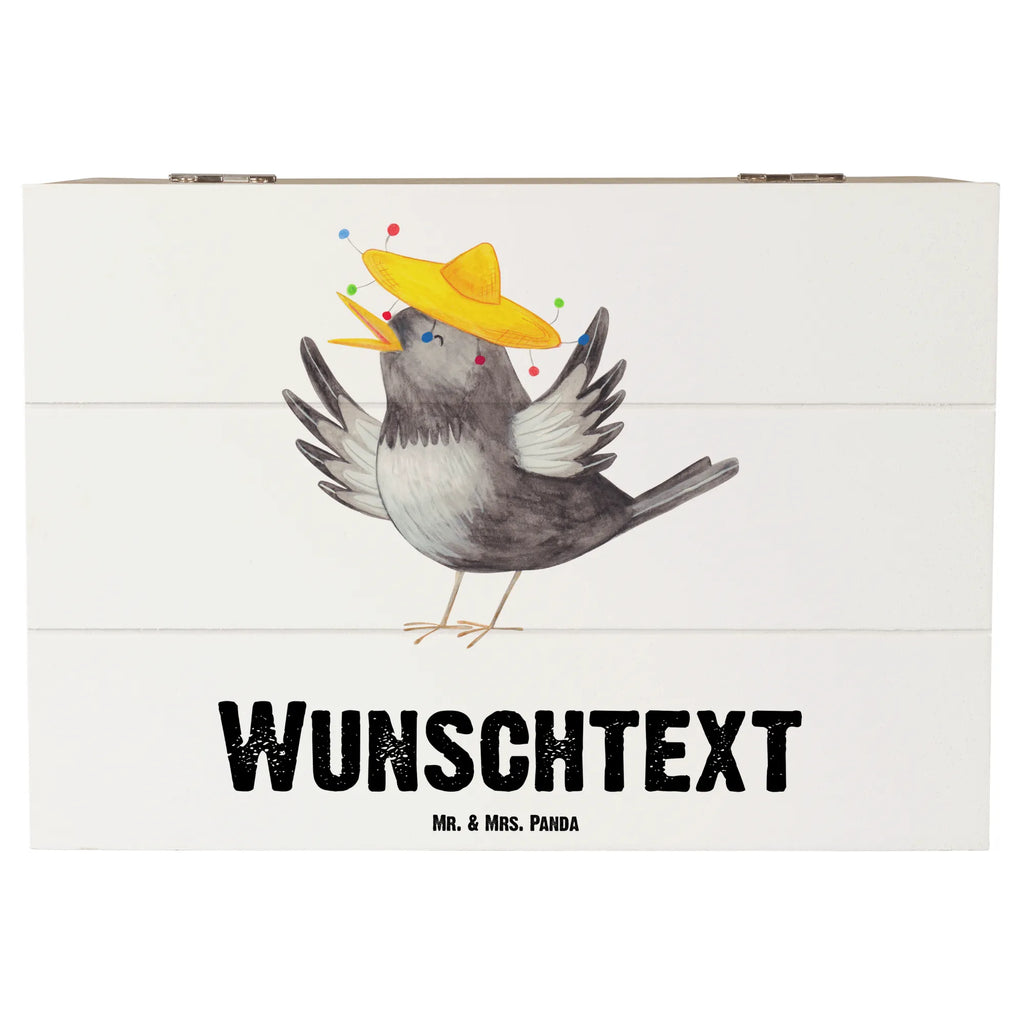 Personalizowane drewniane pudełko kruk Sombrero GEschenkdose Personalisiert, Schatzkiste mit Namen, Dekokiste mit Namen, Schatulle Personalisiert, Geschenkbox Personalisiert, Holzkiste Personalisiert, Truhe mit Namen, Kiste Personalisiert, Truhe Personalisiert, Holzkiste mit Namen, Schatulle mit Namen, Aufbewahrungsbox Personalisiert, Erinnerungsbox mit Namen, Schatzkiste Personalisiert, Erinnerungskiste Personalisiert, mit Namen, Dekokiste Personalisiert, Kiste mit Namen, Erinnerungsbox Personalisiert, Aufbewahrungsbox mit Namen, Lustige Sprüche, Tiere, Tiermotive, Gute Laune, Vogel, Rabe, Glück Spruch, glücklich sein, Froh, Elster, Vögel, Fröhlich sein, Motivation, Spruch Positiv
