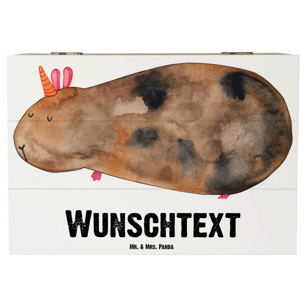 Personalizowane drewniane pudełko Jednorożec świnka morska Jednorożec, jednorożce, dekoracje jednorożca, jednorożec