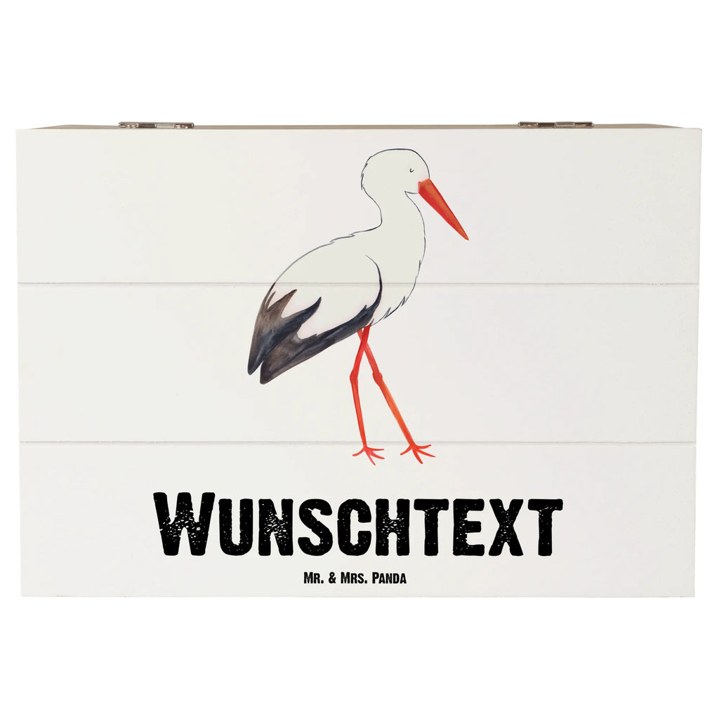 Personalisierte Holzkiste Storch Kiste Personalisiert, Schatulle mit Namen, Kiste mit Namen, Schatzkiste Personalisiert, Holzkiste mit Namen, Dekokiste Personalisiert, GEschenkdose Personalisiert, Schatulle Personalisiert, Erinnerungskiste Personalisiert, mit Namen, Erinnerungsbox Personalisiert, Aufbewahrungsbox mit Namen, Holzkiste Personalisiert, Aufbewahrungsbox Personalisiert, Truhe Personalisiert, Erinnerungsbox mit Namen, Geschenkbox Personalisiert, Schatzkiste mit Namen, Truhe mit Namen, Dekokiste mit Namen, Lustige Sprüche, Tiere, Tiermotive, Gute Laune, Baby, Storch, Mütter, Geburt, Babybauch, Störche, Mutter Werden, Schwanger, Schwangerschaft, Mutter