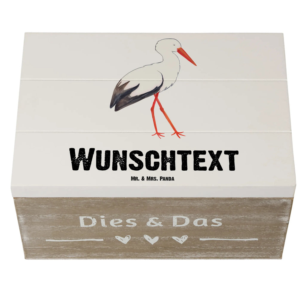 Personalisierte Holzkiste Storch Kiste Personalisiert, Schatulle mit Namen, Kiste mit Namen, Schatzkiste Personalisiert, Holzkiste mit Namen, Dekokiste Personalisiert, GEschenkdose Personalisiert, Schatulle Personalisiert, Erinnerungskiste Personalisiert, mit Namen, Erinnerungsbox Personalisiert, Aufbewahrungsbox mit Namen, Holzkiste Personalisiert, Aufbewahrungsbox Personalisiert, Truhe Personalisiert, Erinnerungsbox mit Namen, Geschenkbox Personalisiert, Schatzkiste mit Namen, Truhe mit Namen, Dekokiste mit Namen, Lustige Sprüche, Tiere, Tiermotive, Gute Laune, Baby, Storch, Mütter, Geburt, Babybauch, Störche, Mutter Werden, Schwanger, Schwangerschaft, Mutter