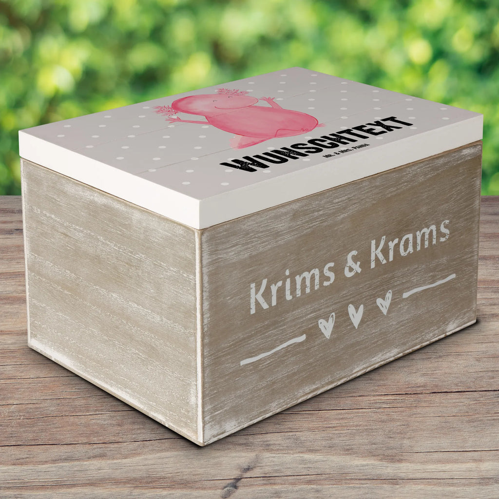 Personalizowane drewniane pudełko Axolotl Hurra Kiste Personalisiert, Erinnerungskiste Personalisiert, Schatulle mit Namen, Kiste mit Namen, Dekokiste mit Namen, Holzkiste Personalisiert, Truhe mit Namen, Erinnerungskiste, Holzkiste mit Namen, Aufbewahrungsbox Personalisiert, Truhe Personalisiert, Schatzkiste mit Namen, Schatzkiste Personalisiert, GEschenkdose personalisiert, Geschenkbox personalisiert, Dekokiste Personalisiert, mit Namen, Erinnerungsbox Personalisiert, Schatulle Personalisiert, Erinnerungsbox mit Namen, Aufbewahrungsbox mit Namen, Axolotl, Molch, Lurch, fröhlich, Axolot, Zufriedenheit, Motivation, Freude, Spaß, Schwanzlurch, Lurche