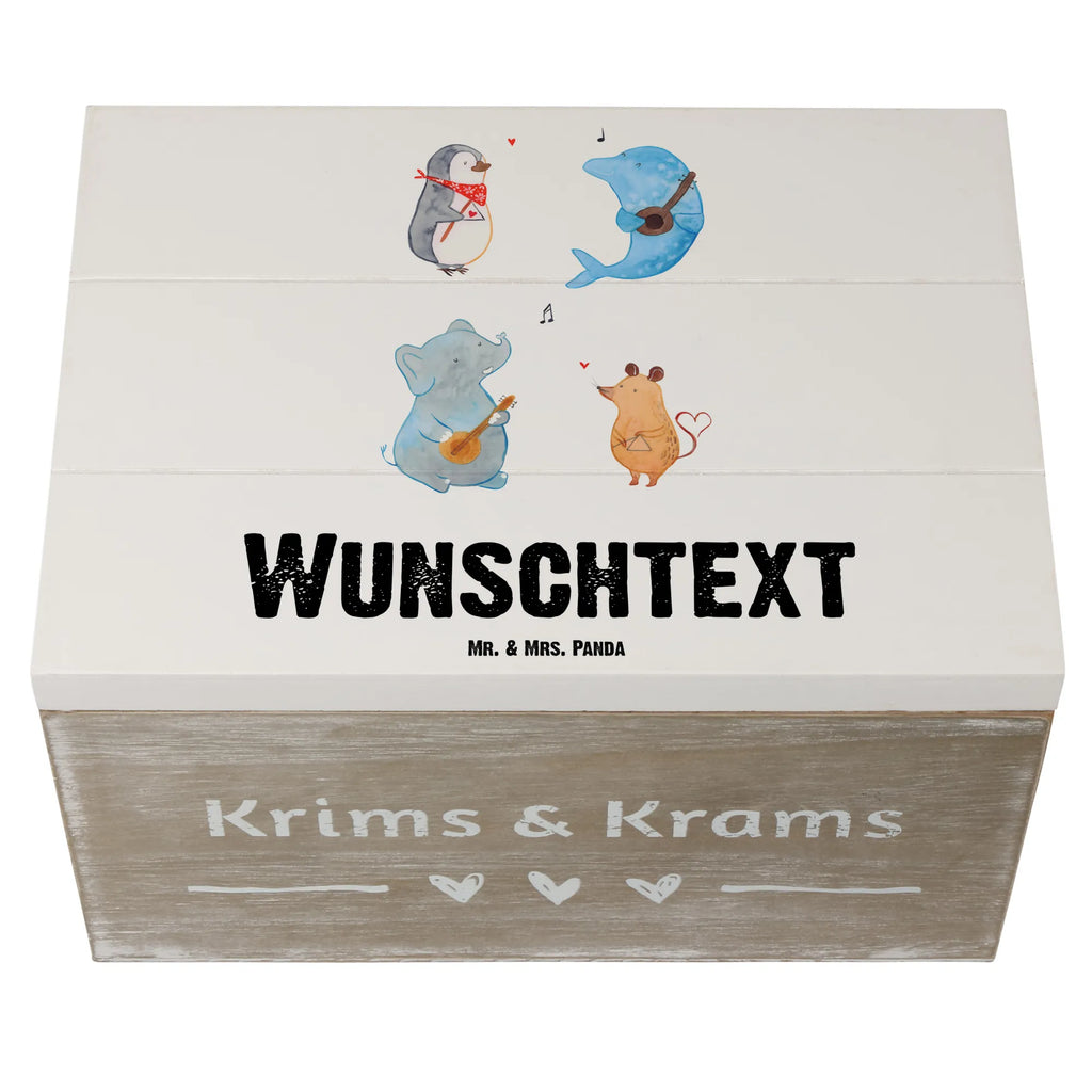 Personalizowane drewniane pudełko Wielki zespół GEschenkdose Personalisiert, Dekokiste mit Namen, Kiste Personalisiert, mit Namen, Holzkiste Personalisiert, Aufbewahrungsbox mit Namen, Schatzkiste Personalisiert, Dekokiste Personalisiert, Truhe mit Namen, Geschenkbox Personalisiert, Schatulle mit Namen, Holzkiste mit Namen, Schatzkiste mit Namen, Kiste mit Namen, Truhe Personalisiert, Erinnerungsbox mit Namen, Erinnerungskiste Personalisiert, Erinnerungsbox Personalisiert, Aufbewahrungsbox Personalisiert, Schatulle Personalisiert, Lustige Sprüche, Tiere, Tiermotive, Gute Laune, Musikanten, Maus, Band, Gitarre, Triangel, Hund, Delfin, Elefant, Pinguin, Musik