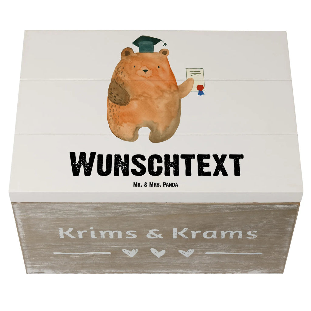 Personalisierte Holzkiste Bär Prüfung Dekokiste Personalisiert, Schatzkiste mit Namen, Geschenkbox Personalisiert, Aufbewahrungsbox mit Namen, Kiste mit Namen, Erinnerungsbox Personalisiert, Truhe Personalisiert, mit Namen, Schatzkiste Personalisiert, Erinnerungskiste Personalisiert, Erinnerungsbox mit Namen, Holzkiste Personalisiert, Aufbewahrungsbox Personalisiert, Schatulle Personalisiert, Holzkiste mit Namen, Schatulle mit Namen, Kiste Personalisiert, GEschenkdose Personalisiert, Dekokiste mit Namen, Truhe mit Namen, Teddy, Bär, Teddybär, Zeugnis, Abschlusszeugnis, Prüfungen, Abitur, Abschluss, Prüfung Bestanden