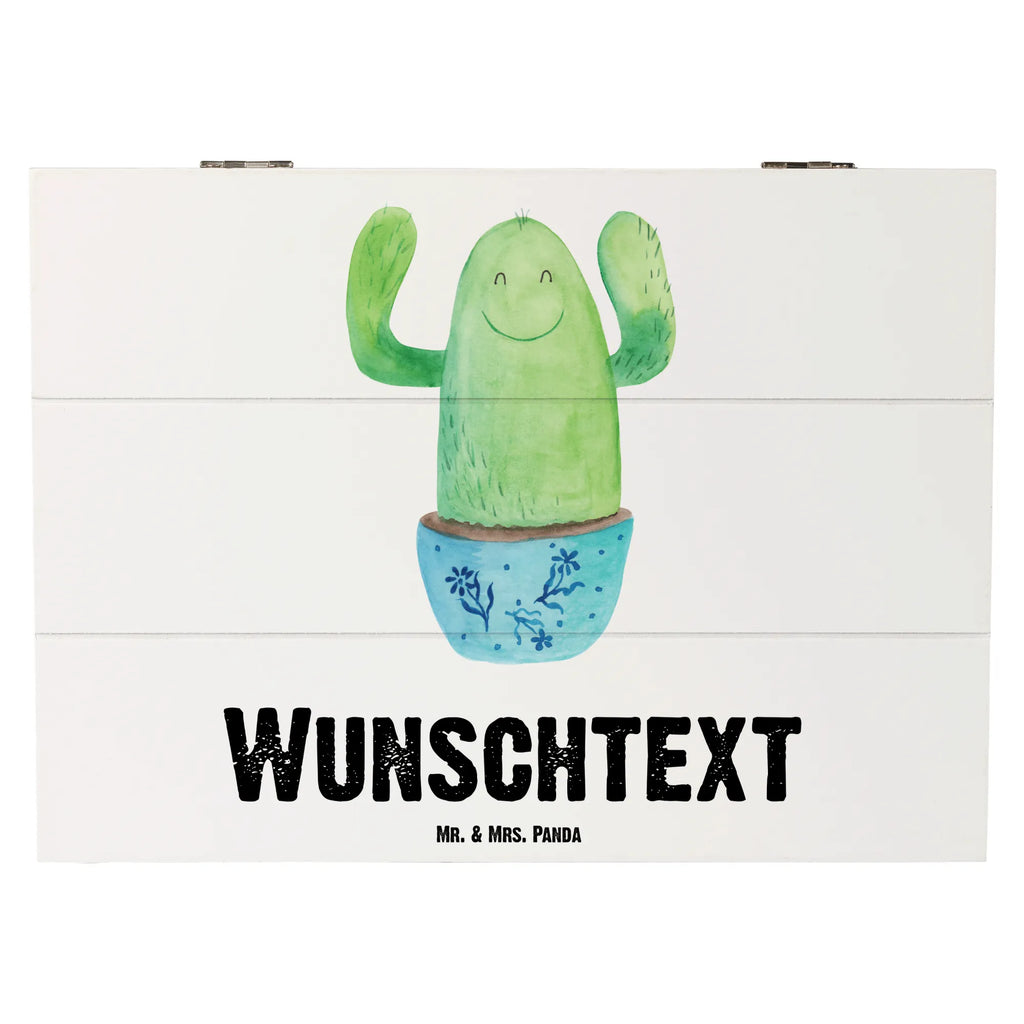 Personalised wooden chest cactus happy cactus, cactuses, plants, cactus plant, small green cactus, office, mother, education, colleague, new start, family, friend, motivation, office life, child protection, cacti, funny, saying