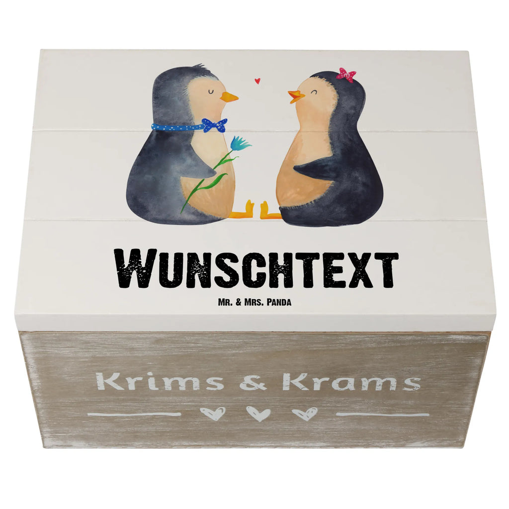 Personalisierte Holzkiste Pinguin Pärchen Schatzkiste Personalisiert, Aufbewahrungsbox Personalisiert, Holzkiste mit Namen, Schatzkiste mit Namen, GEschenkdose Personalisiert, mit Namen, Aufbewahrungsbox mit Namen, Kiste Personalisiert, Geschenkbox Personalisiert, Erinnerungsbox Personalisiert, Truhe Personalisiert, Schatulle mit Namen, Schatulle Personalisiert, Dekokiste Personalisiert, Truhe mit Namen, Kiste mit Namen, Erinnerungskiste Personalisiert, Erinnerungsbox mit Namen, Holzkiste Personalisiert, Dekokiste mit Namen, Pinguin, Liebespaar, Große Liebe, Traumpaar, Hochzeit, Verlobung, Liebesgeschenk, Jahrestag, Hochzeitstag, Hochzeitsgeschenk, Liebe, Pinguine, Liebesbeweis