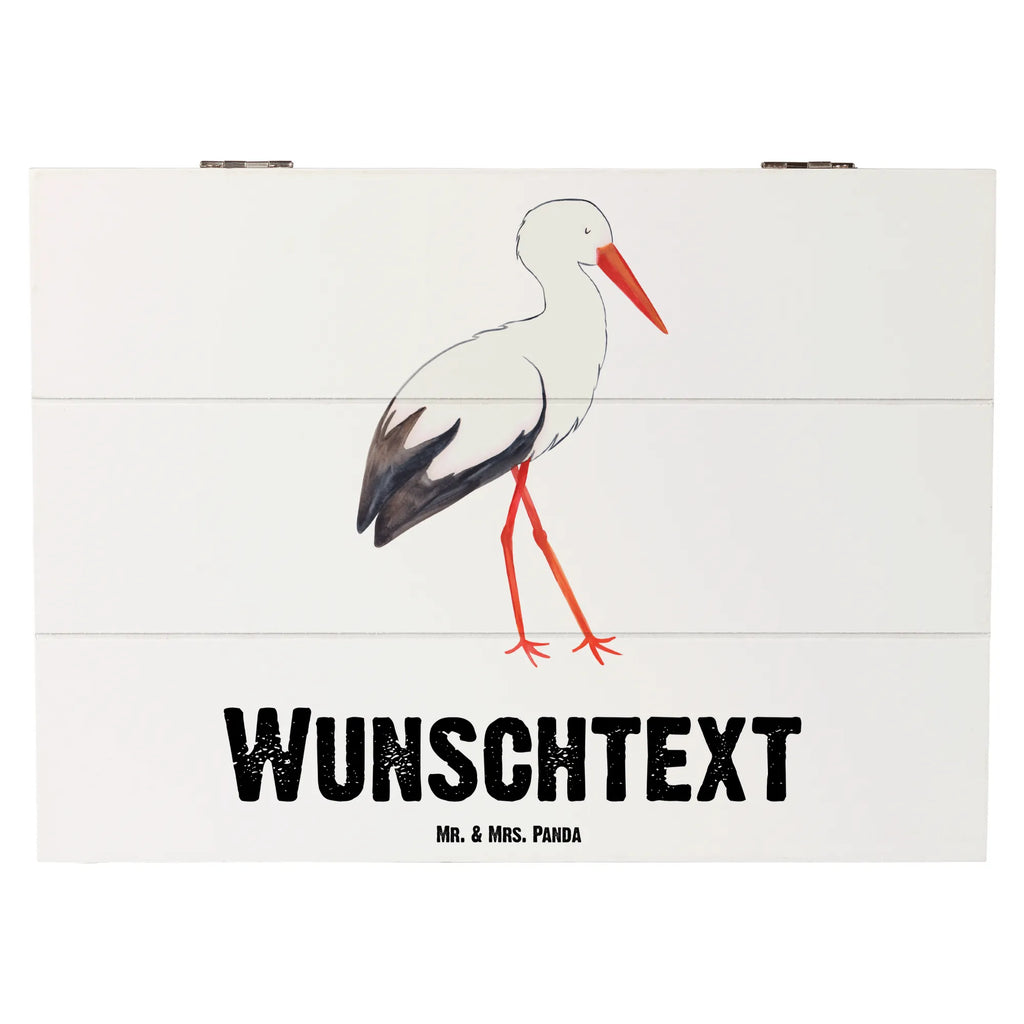 Personalisierte Holzkiste Storch Kiste Personalisiert, Schatulle mit Namen, Kiste mit Namen, Schatzkiste Personalisiert, Holzkiste mit Namen, Dekokiste Personalisiert, GEschenkdose Personalisiert, Schatulle Personalisiert, Erinnerungskiste Personalisiert, mit Namen, Erinnerungsbox Personalisiert, Aufbewahrungsbox mit Namen, Holzkiste Personalisiert, Aufbewahrungsbox Personalisiert, Truhe Personalisiert, Erinnerungsbox mit Namen, Geschenkbox Personalisiert, Schatzkiste mit Namen, Truhe mit Namen, Dekokiste mit Namen, Lustige Sprüche, Tiere, Tiermotive, Gute Laune, Baby, Storch, Mütter, Geburt, Babybauch, Störche, Mutter Werden, Schwanger, Schwangerschaft, Mutter