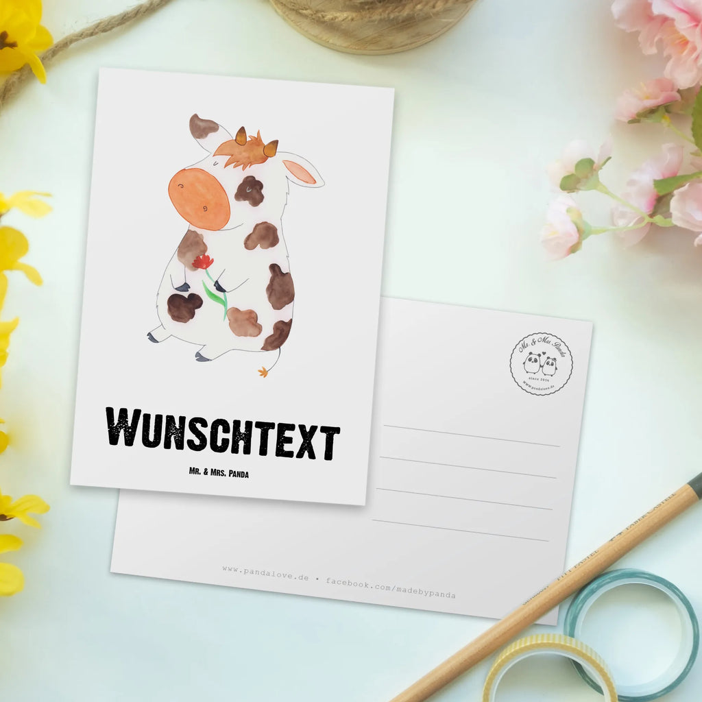 Personalisierte Postkarte Kuh Ansichtskarte mit Namen, Karte mit Namen, Geschenkkarte mit Wunschtext, Postkarte Bedrucken, Postkarte mit Wunschtext, Karte mit Wunschtext, Grußkarte mit Wunschtext, Einladung mit Namen, Postkarte mit Namen, Ansichtskarte mit Wunschtext, Geschenkkarte mit Namen, Grußkarte mit Namen, Einladung mit Wunschtext, Postkarte Personalisierbar, Landwirt, Landwirtin, Hoftiere, Bauernhof, Träume, Spruch, Hof, Kühe, Kuh, Milch, Milchkuh, Motivtion, Flausen, Magie