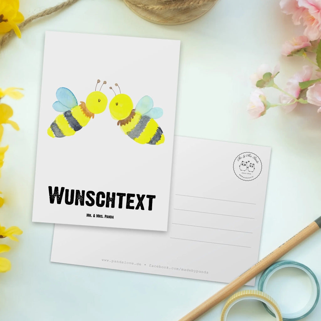 Personalisierte Postkarte Biene Liebe Postkarte personalisierbar, Geschenkkarte mit Wunschtext, Karte mit Namen, Grußkarte mit Namen, Ansichtskarte mit Wunschtext, Postkarte bedrucken, Postkarte mit Wunschtext, Einladung mit Namen, Einladung mit Wunschtext, Grußkarte mit Wunschtext, Karte mit Wunschtext, Geschenkkarte mit Namen, Ansichtskarte mit Namen, Postkarte mit Namen, Biene, Wespe, Hummel