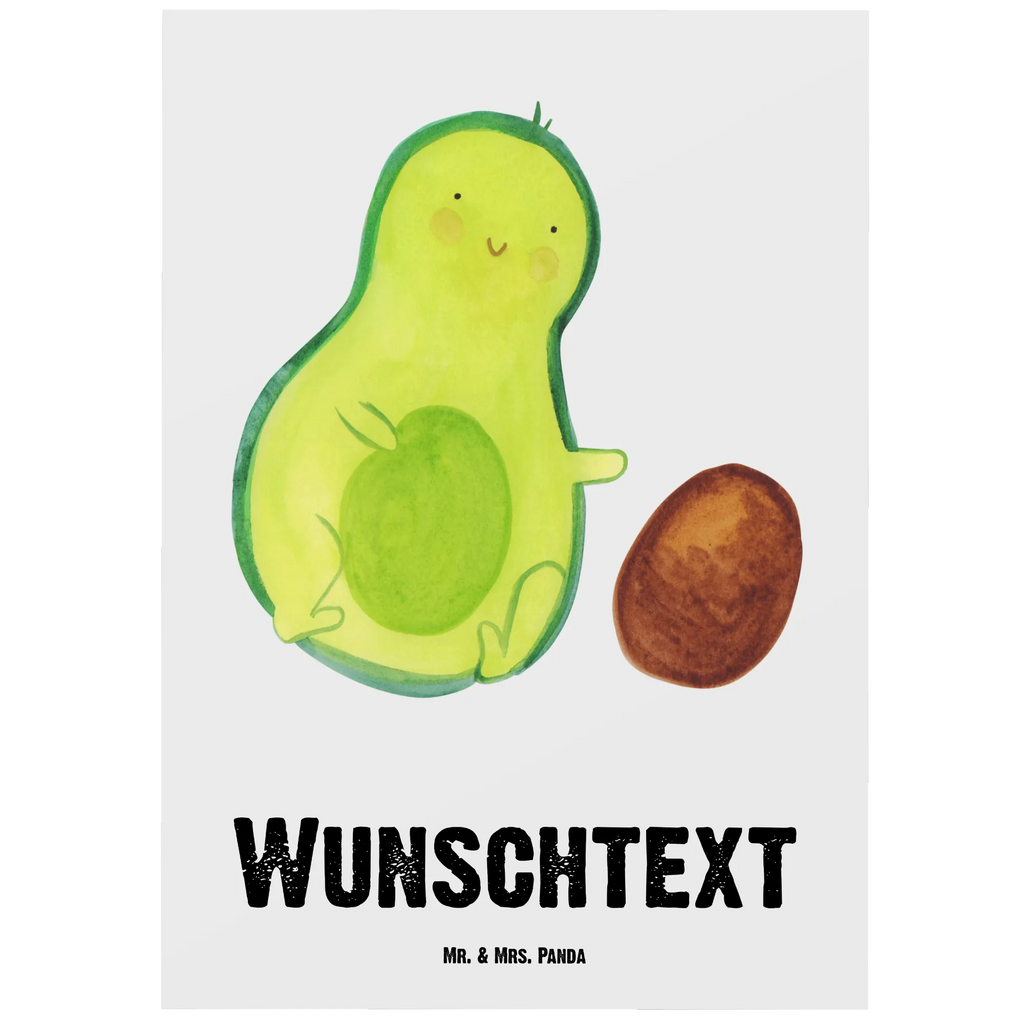 Personalisierte Postkarte Avocado Kern rollt Postkarte mit Namen, Grußkarte mit Wunschtext, Einladung mit Namen, Grußkarte mit Namen, Ansichtskarte mit Wunschtext, Postkarte mit Wunschtext, Karte mit Namen, Ansichtskarte mit Namen, Geschenkkarte mit Namen, Postkarte Bedrucken, Einladung mit Wunschtext, Geschenkkarte mit Wunschtext, Karte mit Wunschtext, Postkarte Personalisierbar, Avocado, Veggie, Vegan, Gesund, Schwangerschaft, Babyparty, Geburt, Baby, Säugling, Kind, Zur Geburt, Love, Geburtstag, Große Liebe, Erstes Kind, Liebe, Avocados, Schwanger