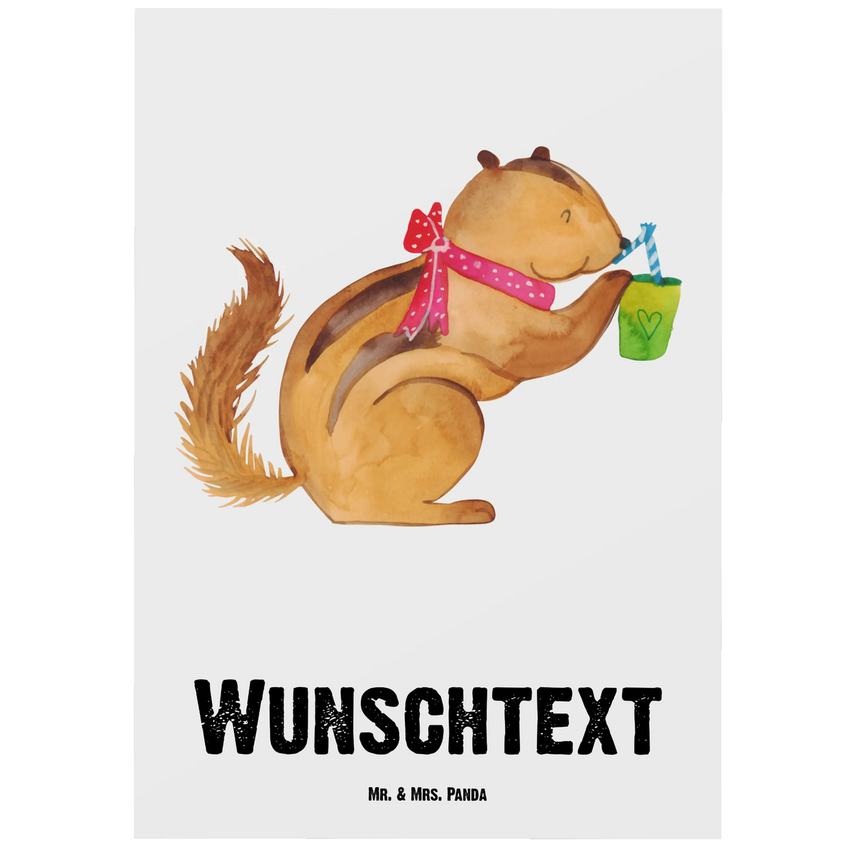 Personalised postcard Squirrel smoothies small animals, cute, funny, cute animal motives, hand drawn, small world, funny sayings, good mood, happy, gifts, gift ideas, special gifts, animal lover, card, Green smoothies, weight loss, chipmunks, diet, squirrels