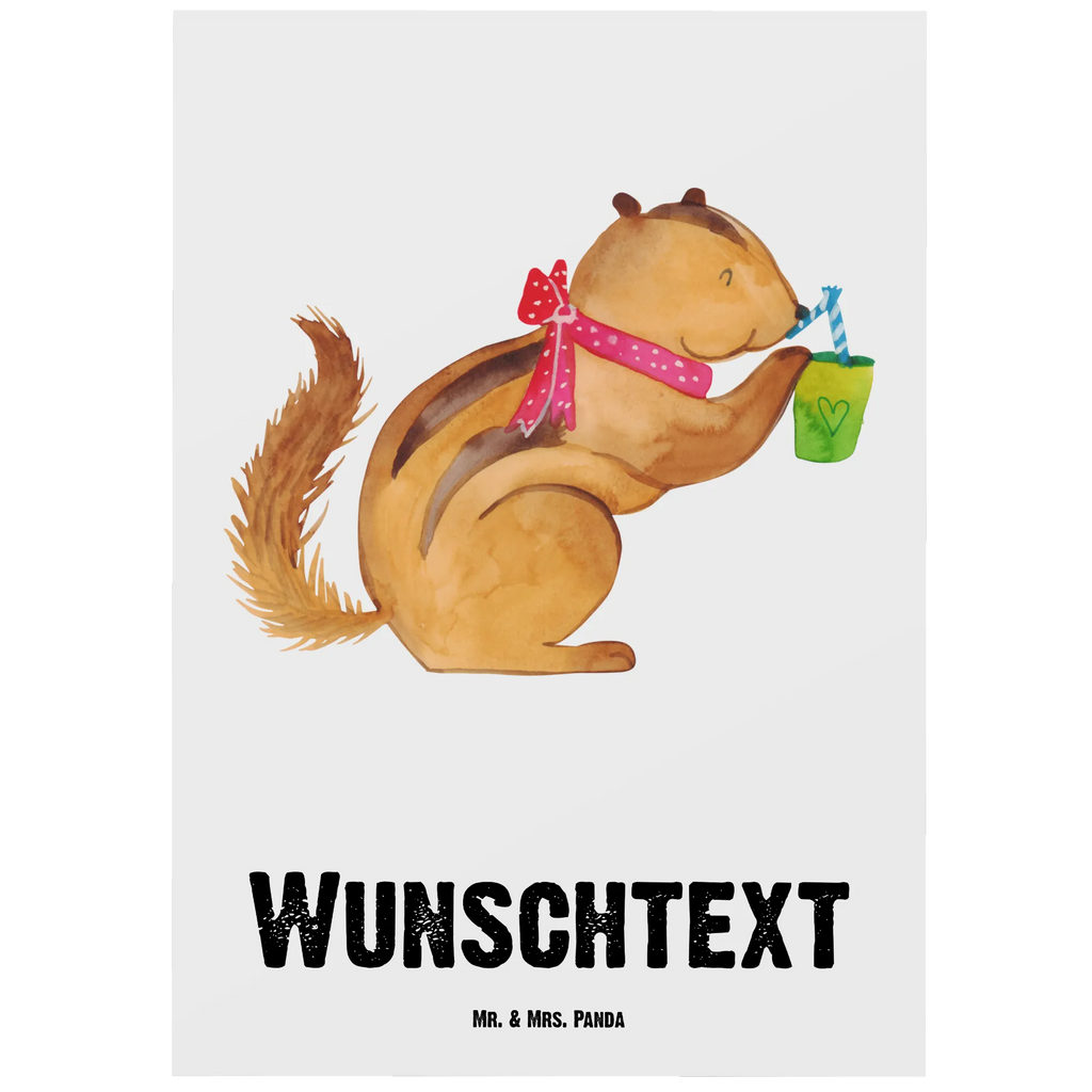 Personalizowana kartka pocztowa wiewiórka Smoothie Motywy zwierzęce, dobra energia, zabawne powiedzonka, zwierzęta