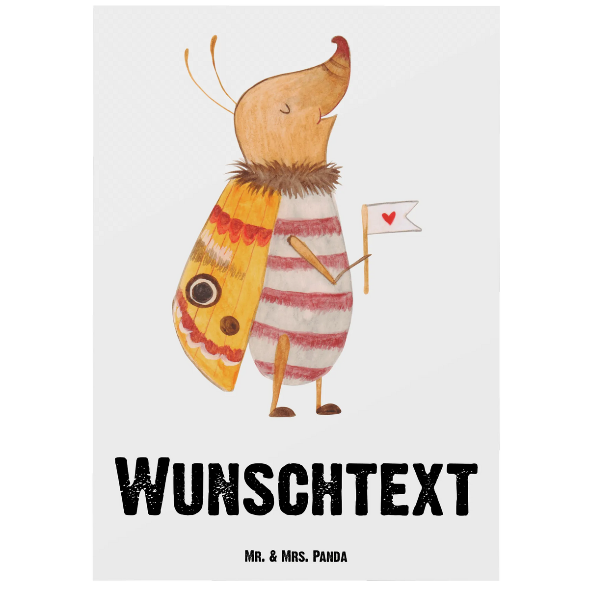 Personalised postcard Moth flag small animals, cute, funny, cute animal motives, hand drawn, small world, funny sayings, good mood, happy, gifts, gift ideas, special gifts, animal lover, card, Moth, How much does the world cost, Saying funny, Beetle, Kitchen decoration