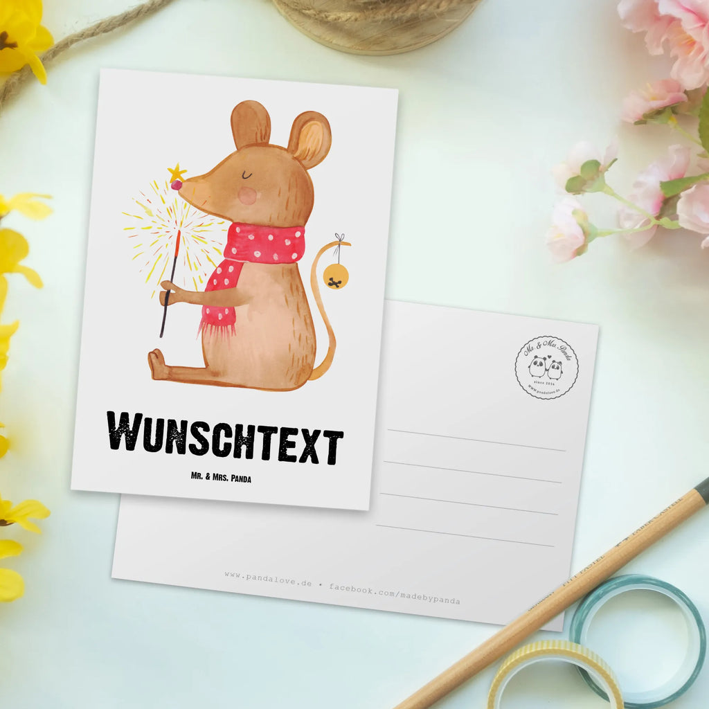 Personalisierte Postkarte Weihnachtsmaus Geschenkkarte mit Namen, Karte mit Namen, Postkarte mit Wunschtext, Grußkarte mit Wunschtext, Einladung mit Namen, Postkarte bedrucken, Postkarte personalisierbar, Karte mit Wunschtext, Grußkarte mit Namen, Geschenkkarte mit Wunschtext, Ansichtskarte mit Wunschtext, Einladung mit Wunschtext, Postkarte mit Namen, Ansichtskarte mit Namen, Winter, Weihnachten, Weihnachtsdeko, Nikolaus, Advent, Heiligabend, Wintermotiv, Weihnachtswunder, Weihnachtsmotiv, Weihnachtsgruß, Mäuschen, Frohe Weihnachten, Maus