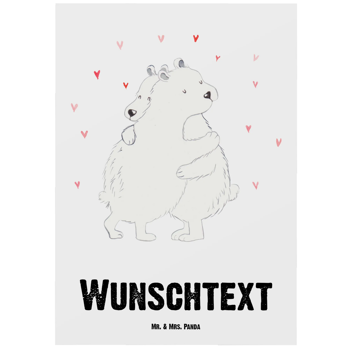Personalisierte Postkarte Eisbär Umarmen Personalisierte Mr. & Mrs. Panda Postkarte, personalisierbare postkarte, Postkarte mit eigenem Text, Postkarte mit Wunschtext, Karte mit Wunschtext, Grußkarte mit eigenem Text, Personalisierte Postkarte, Personalisierte Grußkarte, Postkarten mit Namen, Individualisierbare Postkarte, individuelle postkarte, Karte mit Namen, Grußkarte mit Namen, Personalisierte Postkarte mit Wunschtext, Personalisierbare Grußkarte, Postkarte Personalisierbar, Ansichtskarte mit Wunschtext, Personalisierte Karte, Personalisierte Grußkarten, Ansichtskarte mit Namen, individuelle grußkarte, Postkarte mit Namen, grußkarte personalisiert, Personalisierte Postkarte mit Namen, Grußkarte mit Wunschtext, Postkarte personalisiert, personalisierte postkarten, Lustige Sprüche, Tiere, Tiermotive, Gute Laune