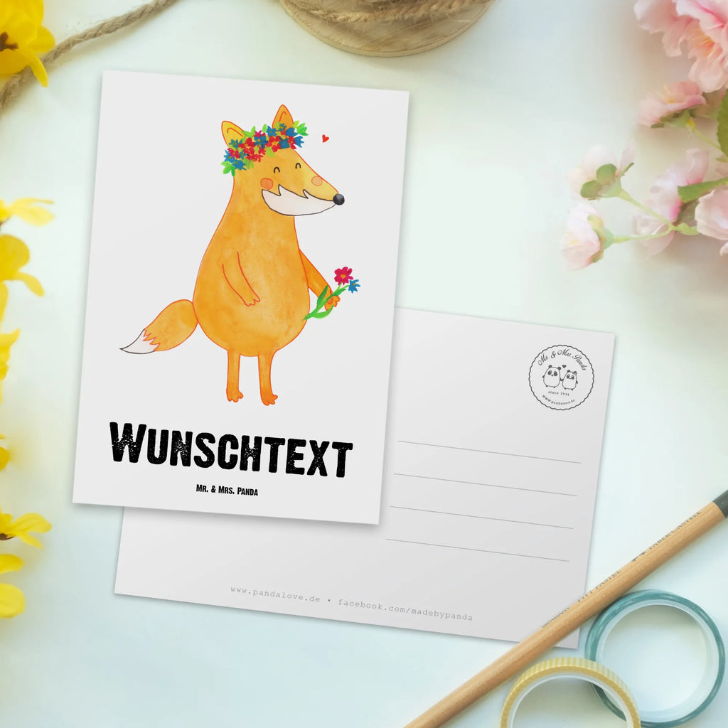 Personalisierte Postkarte Fuchs Blumenliebe Karte mit Wunschtext, Ansichtskarte mit Wunschtext, Ansichtskarte mit Namen, Postkarte personalisierbar, Grußkarte mit Wunschtext, Einladung mit Wunschtext, Postkarte bedrucken, Grußkarte mit Namen, Einladung mit Namen, Geschenkkarte mit Wunschtext, Karte mit Namen, Postkarte mit Namen, Geschenkkarte mit Namen, Postkarte mit Wunschtext, Fuchs, mich, Freundin, Blume, Selbstliebe, ich, Freude, Blumenmädchen, Liebe, Motivation, Füchse, Freundinnen, Blumen, Liebesbeweis, Fuchsmädchen, Fox