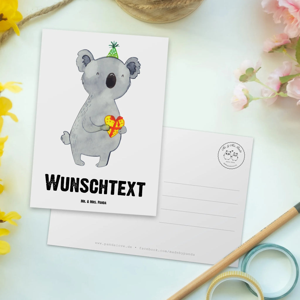 Personalisierte Postkarte Koala Geschenk Grußkarte mit Wunschtext, Karte mit Namen, Geschenkkarte mit Wunschtext, Postkarte Bedrucken, Karte mit Wunschtext, Grußkarte mit Namen, Geschenkkarte mit Namen, Einladung mit Namen, Postkarte Personalisierbar, Postkarte mit Wunschtext, Ansichtskarte mit Wunschtext, Postkarte mit Namen, Einladung mit Wunschtext, Ansichtskarte mit Namen, Koala, Koalabär, Party, Geburtstag, Geschenk