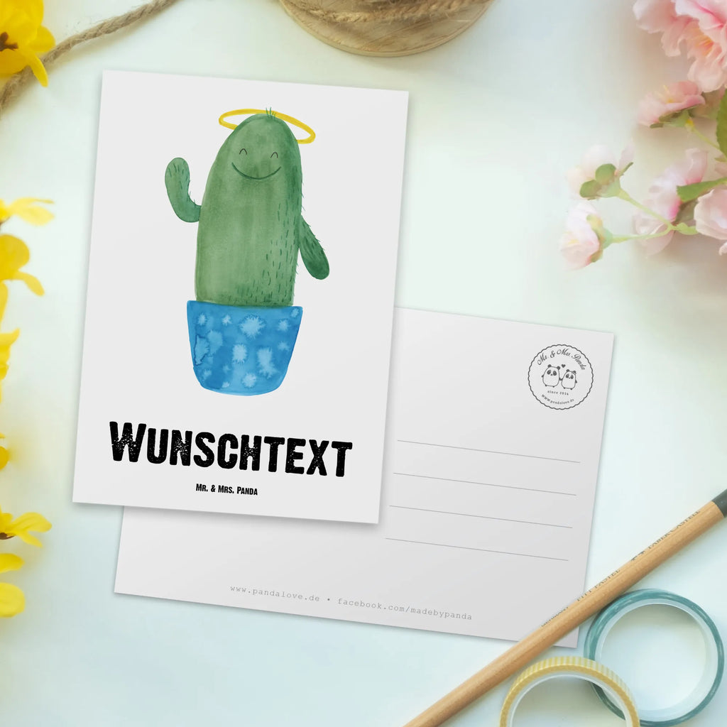 Personalisierte Postkarte Kaktus Heilig Ansichtskarte mit Wunschtext, Grußkarte mit Wunschtext, Postkarte Bedrucken, Einladung mit Wunschtext, Grußkarte mit Namen, Postkarte Personalisierbar, Ansichtskarte mit Namen, Postkarte mit Namen, Karte mit Wunschtext, Karte mit Namen, Geschenkkarte mit Wunschtext, Einladung mit Namen, Geschenkkarte mit Namen, Postkarte mit Wunschtext, Kakteen, Kaktus, Kind, Frech, Heiligenschein, Bruder, Lustig, Schwestern, Freundin, Schwester, Eltern, Familie