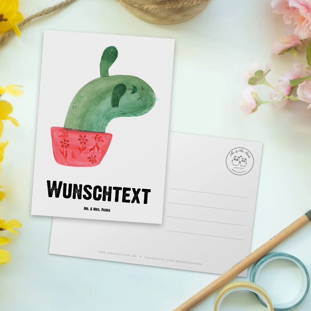 Personalised postcard cactus mummy cactus, cactuses, plants, cactus plant, small green cactus, office life, annoyance, cacti, school, quota, office, cactus love, motivation