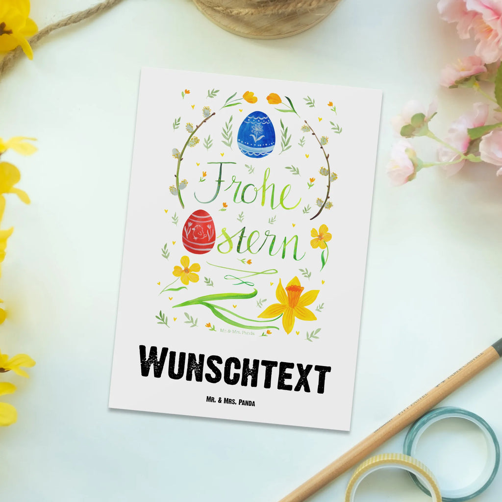Personalisierte Postkarte Frohe Ostern Karte mit Namen, Grußkarte mit Wunschtext, Ansichtskarte mit Namen, Postkarte bedrucken, Einladung mit Namen, Einladung mit Wunschtext, Postkarte mit Wunschtext, Postkarte personalisierbar, Karte mit Wunschtext, Geschenkkarte mit Wunschtext, Ansichtskarte mit Wunschtext, Geschenkkarte mit Namen, Grußkarte mit Namen, Postkarte mit Namen, Ostern, Osterhase, Ostergeschenke, Osternest, Osterdeko, Geschenke zu Ostern, Ostern Geschenk, Ostergeschenke Kinder, Ostern Kinder, Osterblume, Osterei, bemalte Ostereier, Weidenkätzchen. Lettering, Frohe Ostern, Ostergrüße