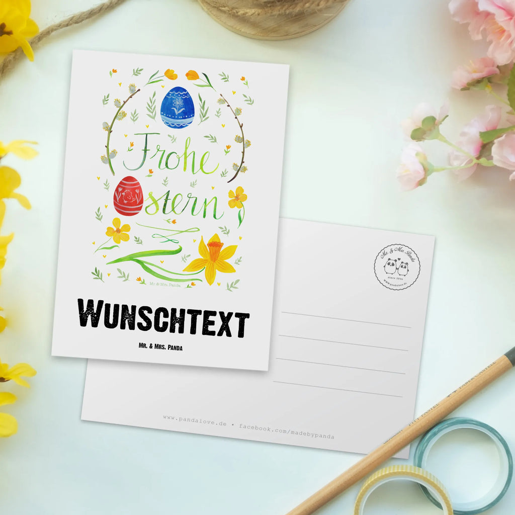 Personalisierte Postkarte Frohe Ostern Karte mit Namen, Grußkarte mit Wunschtext, Ansichtskarte mit Namen, Postkarte bedrucken, Einladung mit Namen, Einladung mit Wunschtext, Postkarte mit Wunschtext, Postkarte personalisierbar, Karte mit Wunschtext, Geschenkkarte mit Wunschtext, Ansichtskarte mit Wunschtext, Geschenkkarte mit Namen, Grußkarte mit Namen, Postkarte mit Namen, Ostern, Osterhase, Ostergeschenke, Osternest, Osterdeko, Geschenke zu Ostern, Ostern Geschenk, Ostergeschenke Kinder, Ostern Kinder, Osterblume, Osterei, bemalte Ostereier, Weidenkätzchen. Lettering, Frohe Ostern, Ostergrüße