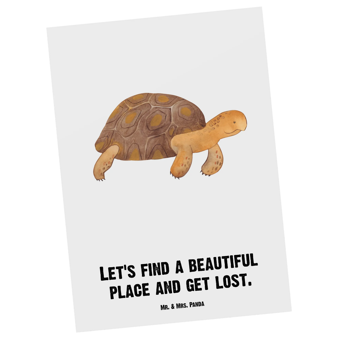 Personalised postcard tortoise March Seafood, aquatic animals, ocean, sea, fish, shells, corals, reef, whale, narwhal, sea urchin, lobster, platypus, turtle, manatee, crocodile, orca, shrimp, gifts for seafood lovers, water world, underwater animals, underwater world, vacation, deep sea, seafood fans, gift ideas, seafood decoration, seafood posters, favourite person, adventure, inspiration, motivation, new start, wanderlust, get lost, turtles