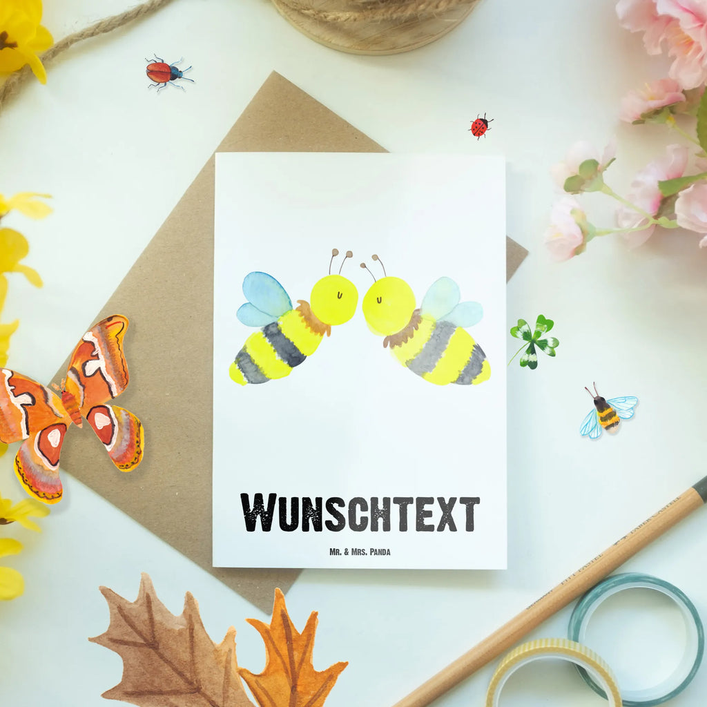 Spersonalizowana kartka z życzeniami pszczoła miłość Biedronka, Os, Trzmiel