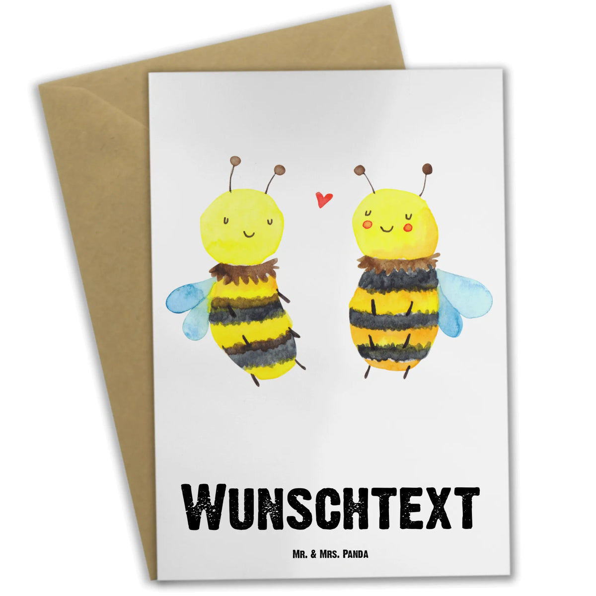 Personalisierte Grußkarte Biene Verliebt Grußkarte personalisierbar, Personalisierte Klappkarte, Grußkarten Personalisiert, Personalisierte Karte, Personalisierte Grußkarte, grußkarte personalisiert, individuelle grußkarte, Biene, Wespe, Hummel