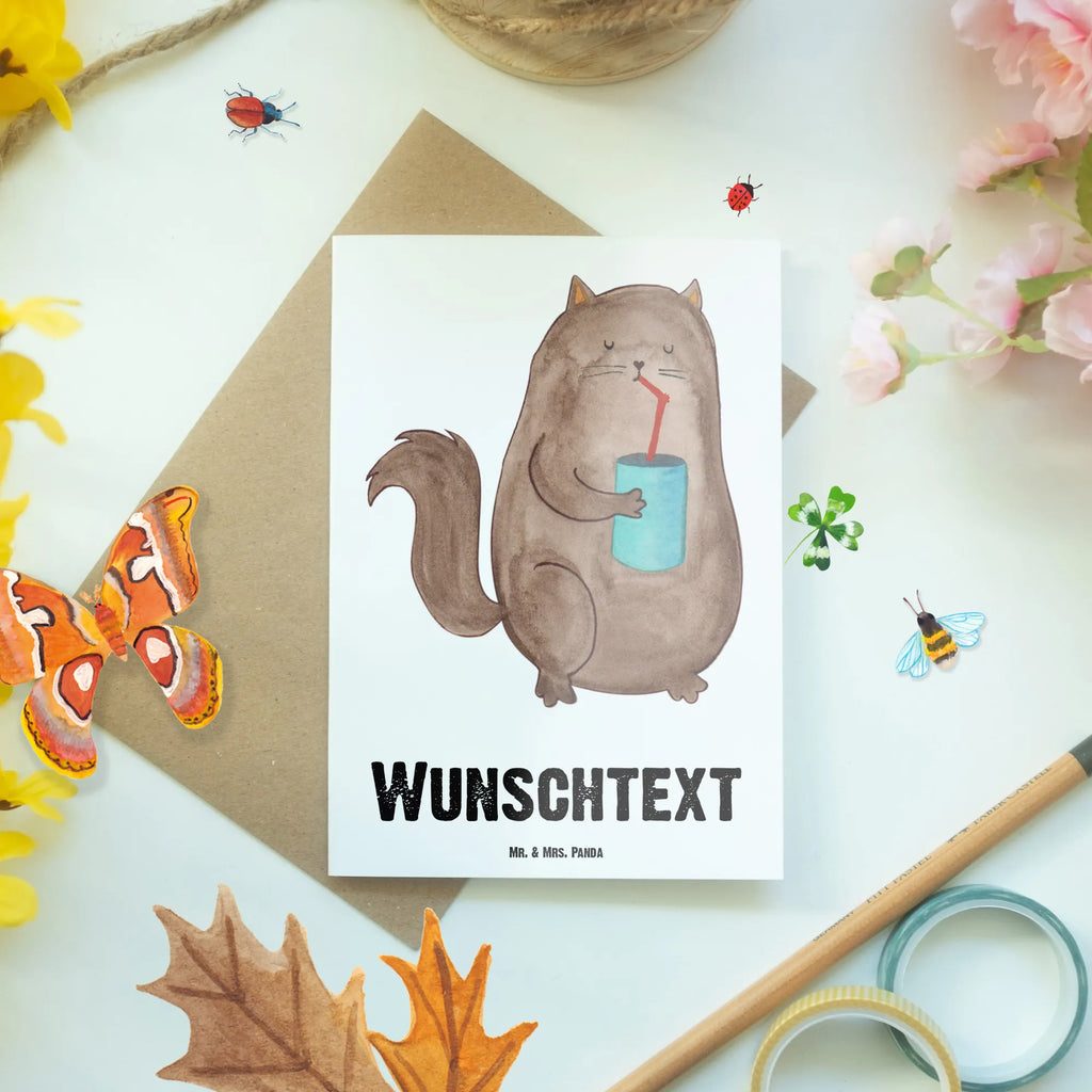 Personalised greetings card Cat can cat, tomcat, kitty, meow, kitten, housecat, mama cat, love cats, cat image, cat fan, cat lover, cat fancier, cat decoration, gift for cat lover, cat owner, funny cats, cat sayings, cat motto, funny cat gifts, fan merchandise, cat stuff, animal lover, pussy, Cats, cats, pet, food, cat food