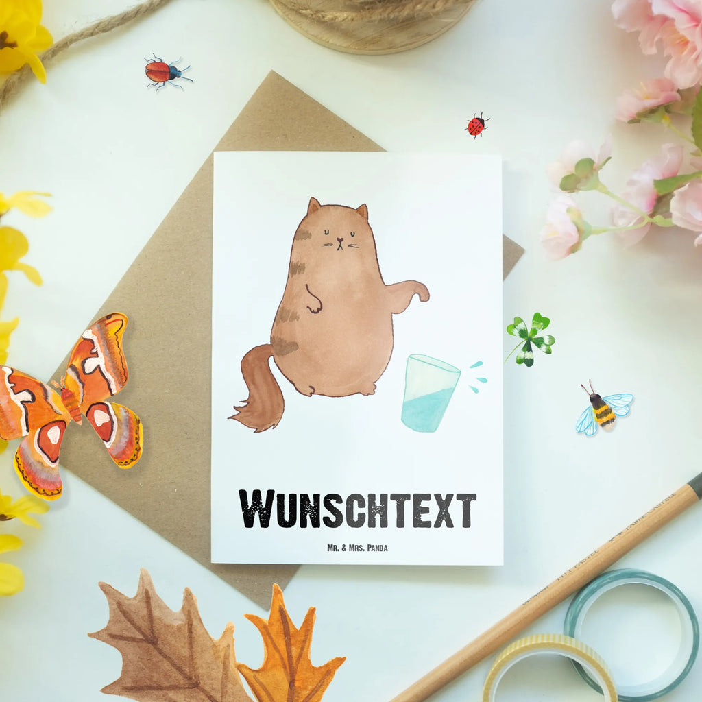 Personalisierte Grußkarte Katze Wasserglas Grußkarte mit Namen, Grußkarte als Geldgeschenk, Personalisierte Einladungskarte, Personalisiertere Klappkarte, Personalisierte Postkarte, Personalisierte Hochzeitskarte, Personalisierte Glückwunschkarte, Personalisierte Geburtstagskarte, Grußkarte mit Persönlichen Nachrichten, Personalisierte Grußkarte, Grußkarten Personalisiert, Grußkarte Selber Drucken, Personalisierte Karte, Grußkarte Selbst Gestalten, Katze, Katzenmotiv, Katzenfan, Katzendeko, Katzenfreund, Katzenliebhaber, Katzenprodukte, Katzenartikel, Katzenaccessoires, Katzensouvenirs, Katzenliebhaberprodukte, Katzenmotive, Haustier, Katzen, Katzenhalter, Cats, Mietze, Cat, Kater, Glas, Katzenbesitzerin, Wasser