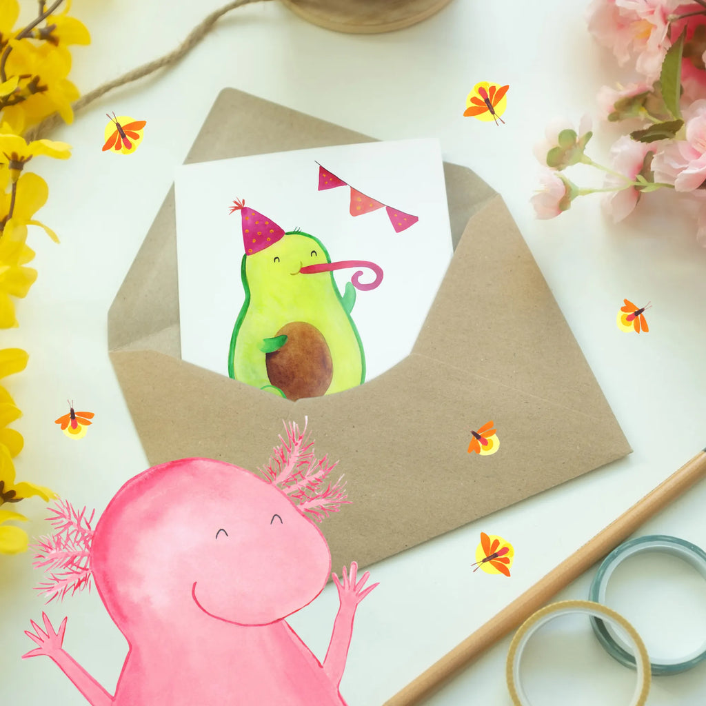 Personalised greetings card avocado Birthday avocado, vegetables