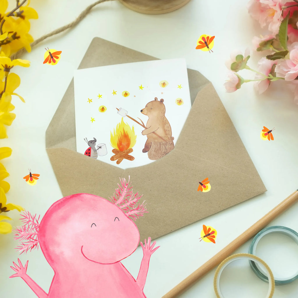 Personalisierte Grußkarte Bär & Marienkäfer Lagerfeuer Grußkarte als Geldgeschenk, Personalisierte Hochzeitskarte, Personalisierte Glückwunschkarte, Personalisierte Einladungskarte, Personalisiertere Klappkarte, Grußkarte mit Persönlichen Nachrichten, Personalisierte Grußkarte, Grußkarte mit Namen, Grußkarten Personalisiert, Personalisierte Geburtstagskarte, Grußkarte Selber Drucken, Personalisierte Postkarte, Grußkarte Selbst Gestalten, Personalisierte Karte, Teddy, Bär, Teddybär, Lagerfeuer