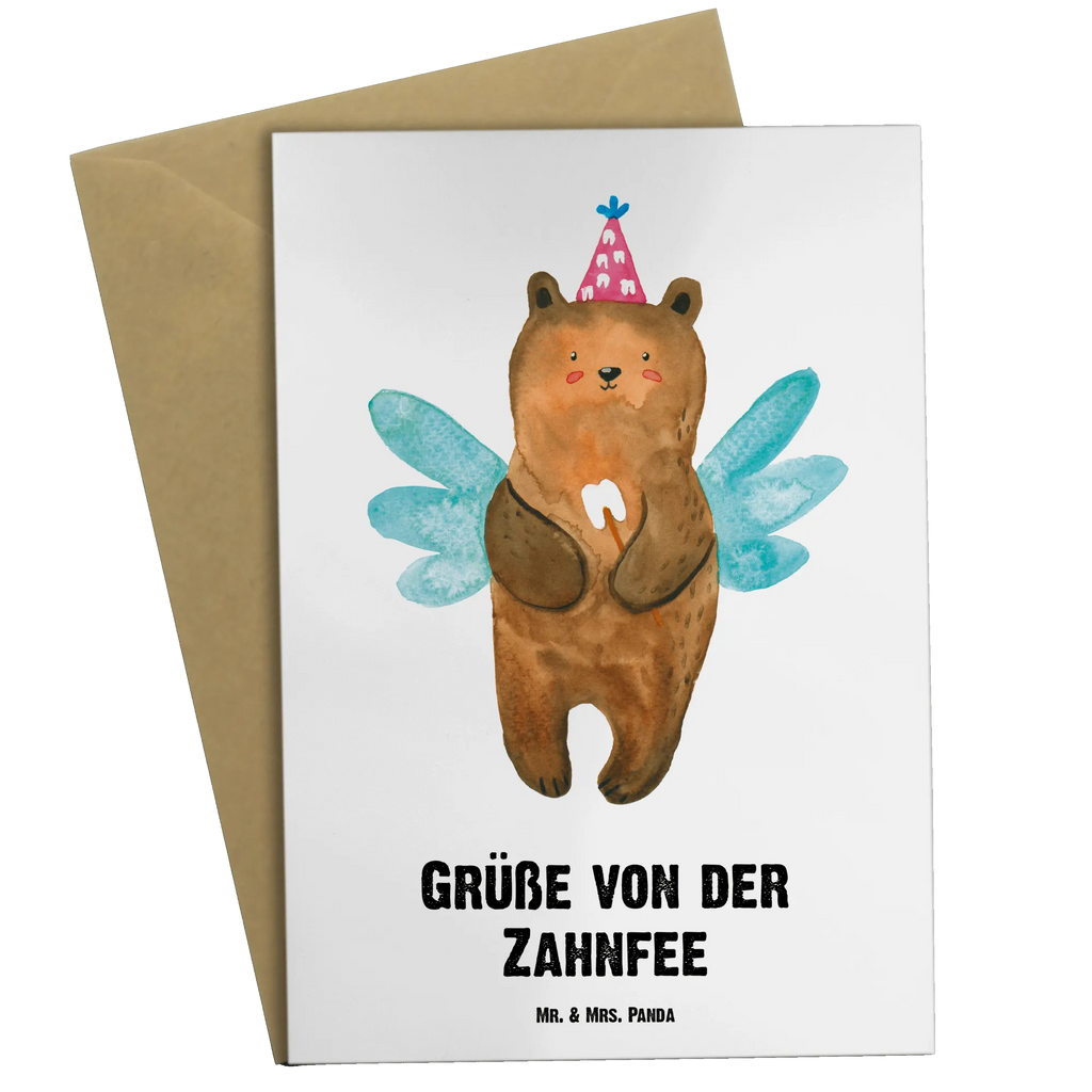Personalised greetings card bear tooth fairy bear, teddy, teddy bear, cuddly toy, Tooth fairy, first tooth, fairy, milk tooth