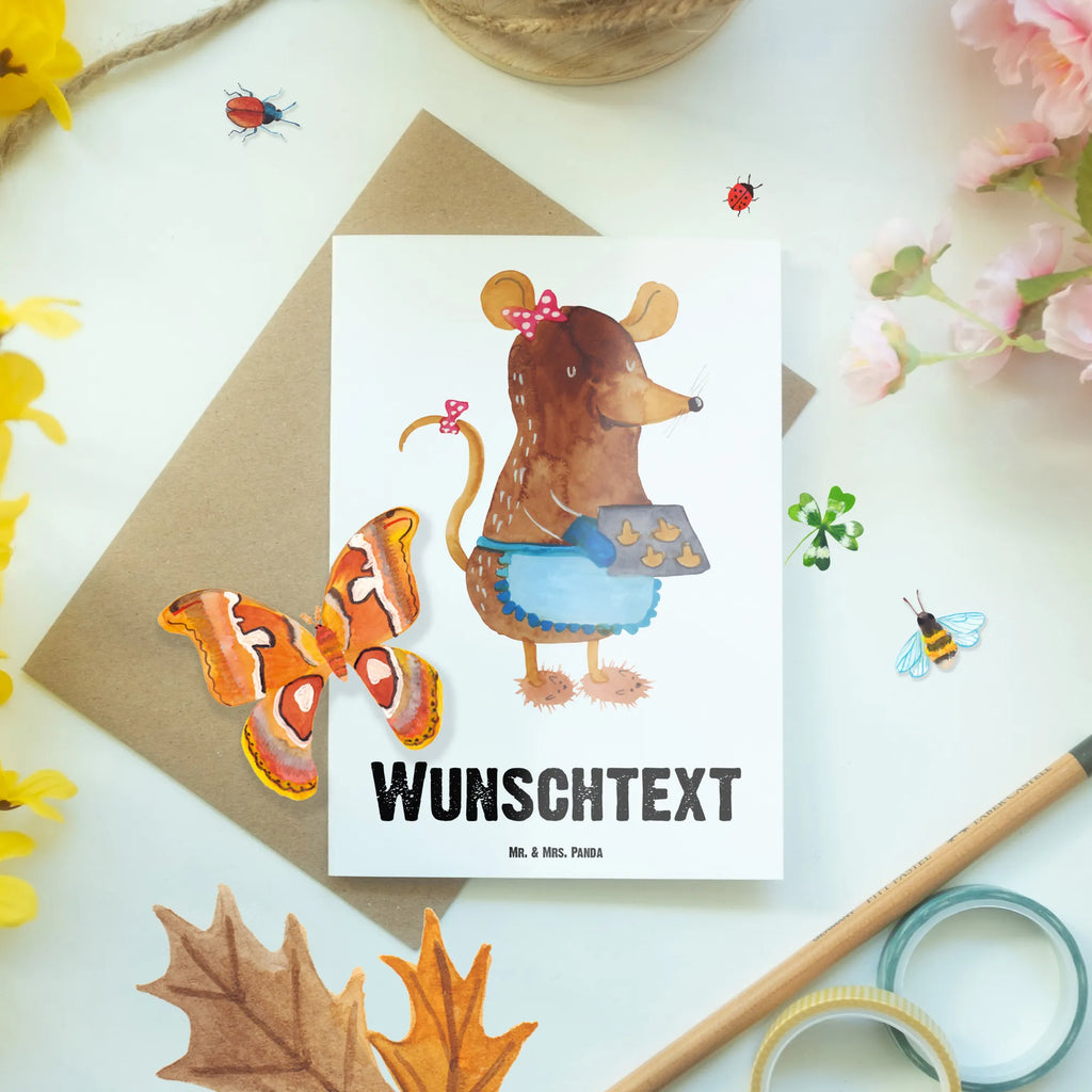 Personalised greetings card Mouse Cookies Winter, Christmas, Christmas time, snow, mouse, christmas baking, chaosqueen, cookies, baking, christmas cookies, christmas, winter