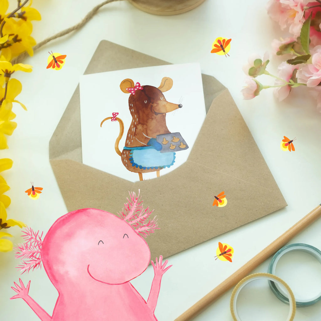 Personalised greetings card Mouse Cookies Winter, Christmas, Christmas time, snow, mouse, christmas baking, chaosqueen, cookies, baking, christmas cookies, christmas, winter