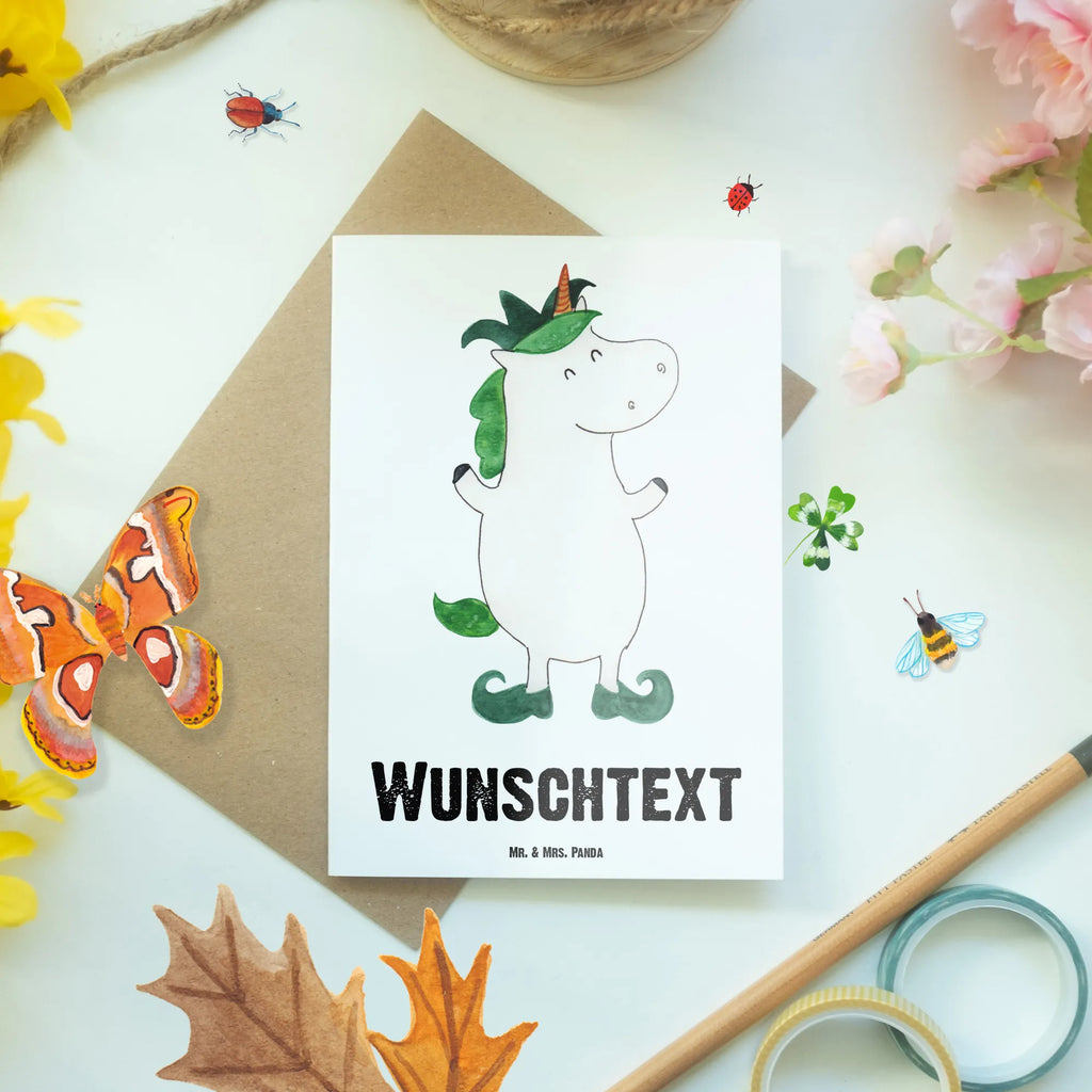 Spersonalizowana kartka z życzeniami Jednorożec Joker Jednorożec, jednorożce, dekoracje jednorożca, jednorożec