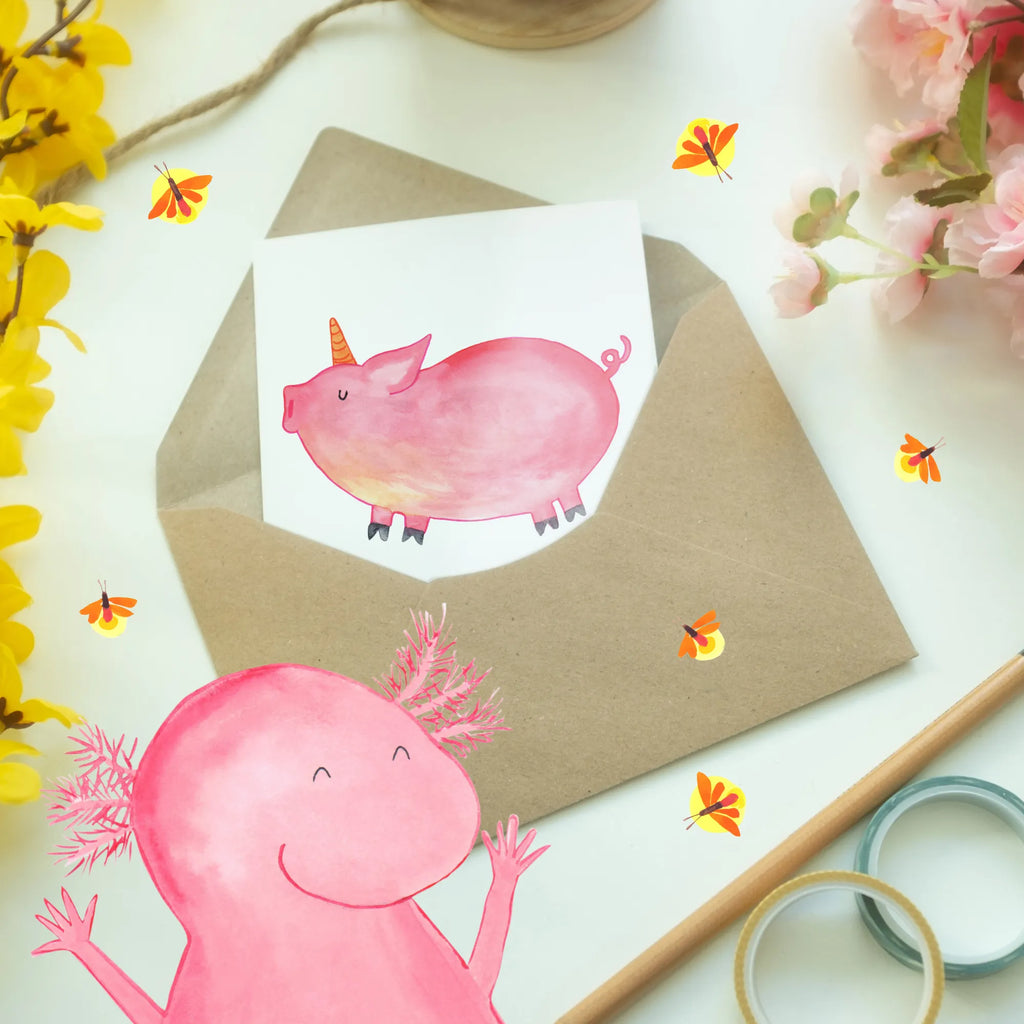 Personalised greetings card unicorn Pig unicorn, unicorns, pigcorn, girlfriend gift, piggycorn, Pig, Unicorn, piggy, Funny saying