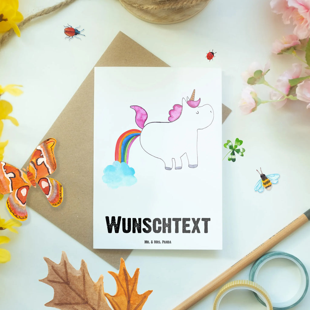 Personalised greetings card unicorn fart unicorn, unicorns, present, unicorn fart, Unicorn, fun, girlfriend gift, funny, rainbow, uniorn saying, fart, glitter